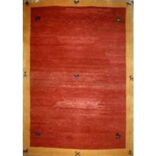 One Of The Kind Indian Hand-Knotted Gabbeh Rug 7'9" X 5'6"